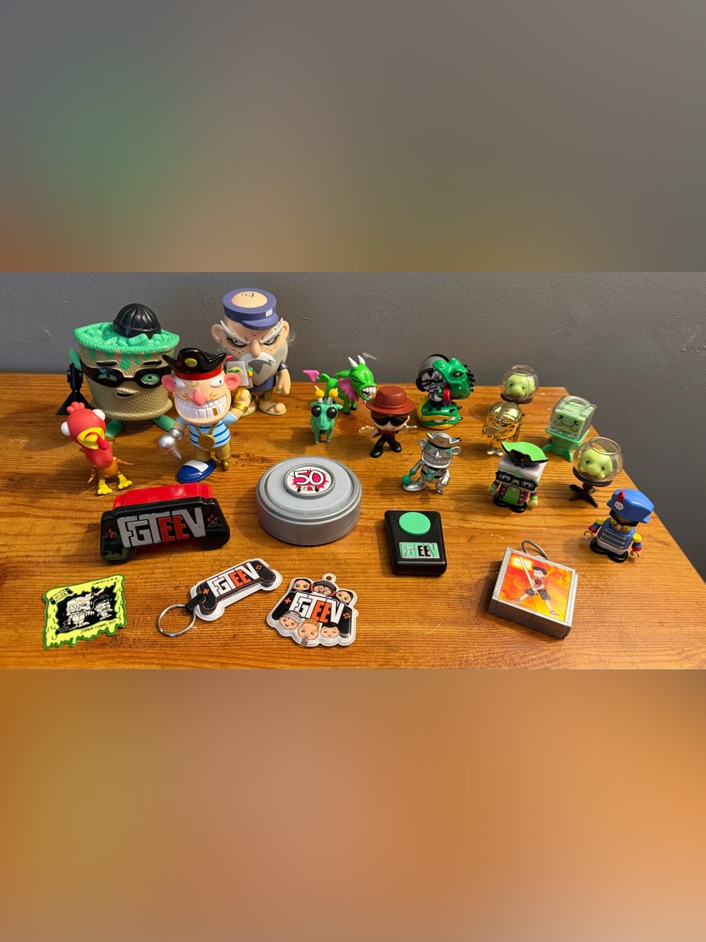 Lot of 22 FGTEEV Assorted Mini-Figures, Big Figs & Various Items From Blind Sets